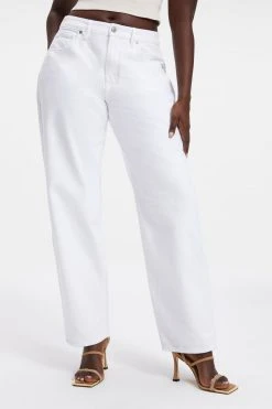 GA-SALE High Waisted GOOD '90s LOOSE | WHITE001