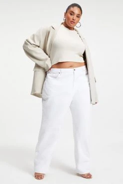 GA-SALE High Waisted GOOD '90s LOOSE | WHITE001