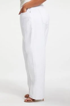 GA-SALE High Waisted GOOD '90s LOOSE | WHITE001