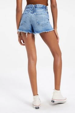 Cheap โค๏ธ GOOD AMERICAN GOOD '90s SHORT | INDIGO069 High Waisted ๐ 23 GOOD AMERICAN GOOD '90s SHORT | INDIGO069 High Waisted