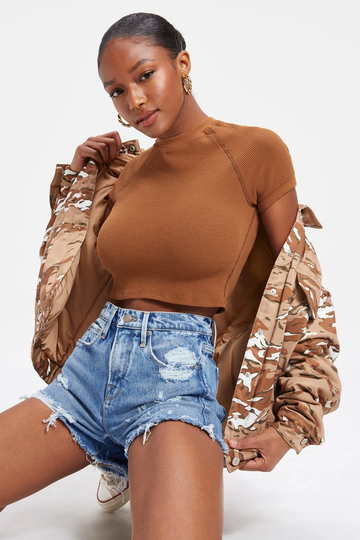 Cheap โค๏ธ GOOD AMERICAN GOOD '90s SHORT | INDIGO069 High Waisted ๐ 1 GOOD AMERICAN GOOD '90s SHORT | INDIGO069 High Waisted