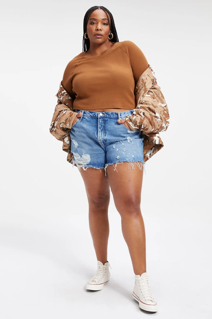 Cheap โค๏ธ GOOD AMERICAN GOOD '90s SHORT | INDIGO069 High Waisted ๐ 14 GOOD AMERICAN GOOD '90s SHORT | INDIGO069 High Waisted