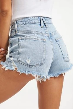 GOOD AMERICAN GOOD '90s SHORT | INDIGO155 High Waisted