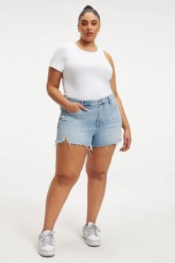 GOOD AMERICAN GOOD '90s SHORT | INDIGO155 High Waisted