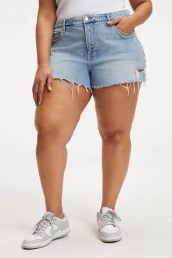 GOOD AMERICAN GOOD '90s SHORT | INDIGO155 High Waisted
