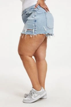 GOOD AMERICAN GOOD '90s SHORT | INDIGO155 High Waisted
