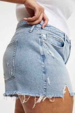 GOOD AMERICAN GOOD '90s SHORT | INDIGO155 High Waisted