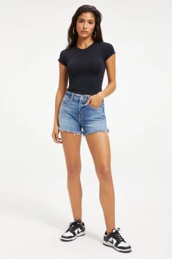 GOOD AMERICAN GOOD '90s SHORT | INDIGO156 High Waisted