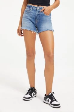 GOOD AMERICAN GOOD '90s SHORT | INDIGO156 High Waisted
