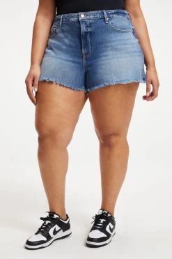 GOOD AMERICAN GOOD '90s SHORT | INDIGO156 High Waisted
