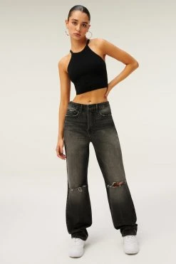 GA-SALE GOOD 90S | BLACK222 High Waisted
