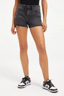GOOD AMERICAN GOOD '90s SHORT | BLACK278 High Waisted