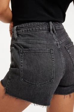 GOOD AMERICAN GOOD '90s SHORT | BLACK278 High Waisted