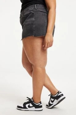 GOOD AMERICAN GOOD '90s SHORT | BLACK278 High Waisted