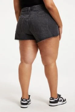 GOOD AMERICAN GOOD '90s SHORT | BLACK278 High Waisted