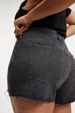 GOOD AMERICAN GOOD '90s SHORT | BLACK278 High Waisted