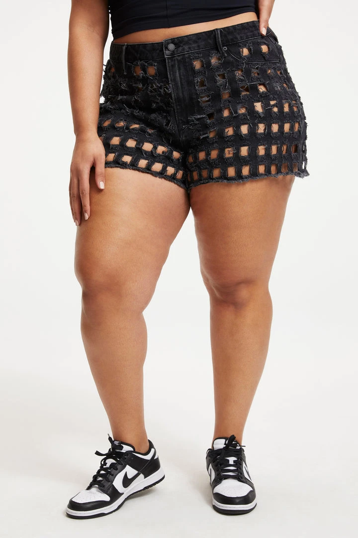 Cheapest โ๏ธ GOOD AMERICAN High Waisted GOOD '90s LASER SHORT | BLACK268 ๐ฅ 9 GOOD AMERICAN High Waisted GOOD '90s LASER SHORT | BLACK268