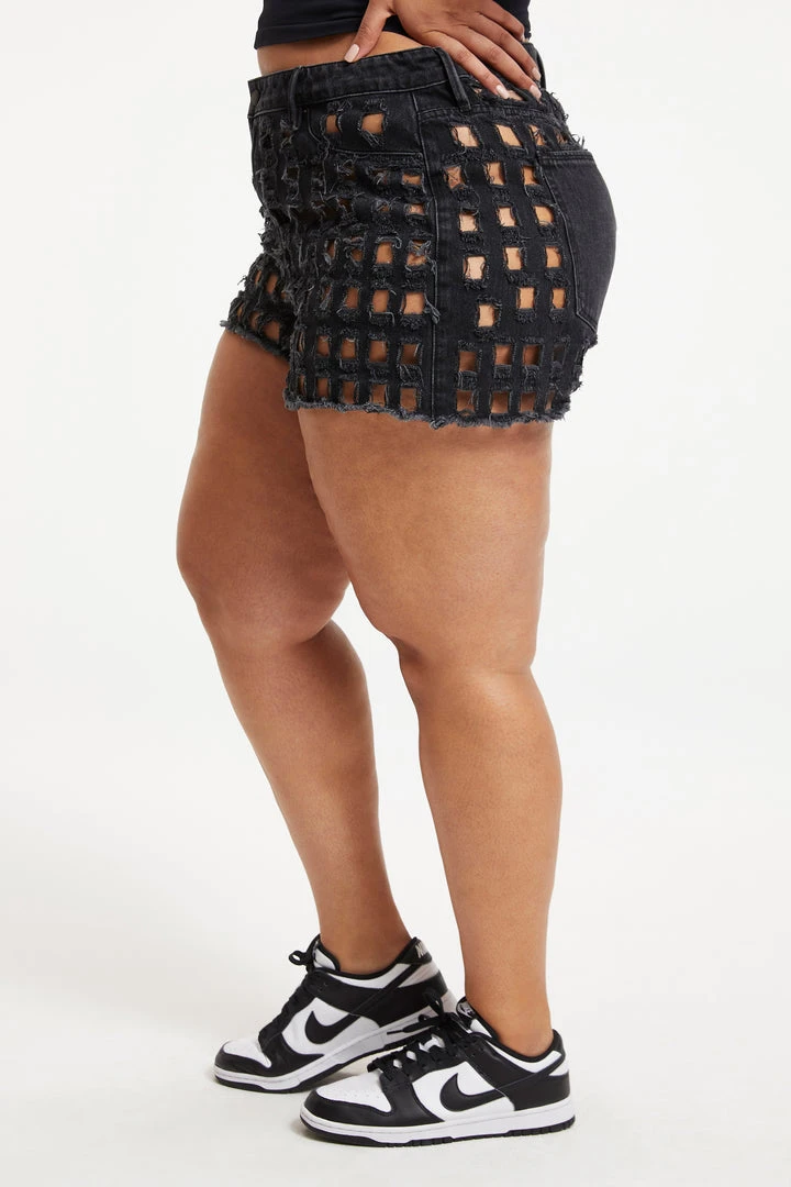 Cheapest โ๏ธ GOOD AMERICAN High Waisted GOOD '90s LASER SHORT | BLACK268 ๐ฅ 10 GOOD AMERICAN High Waisted GOOD '90s LASER SHORT | BLACK268