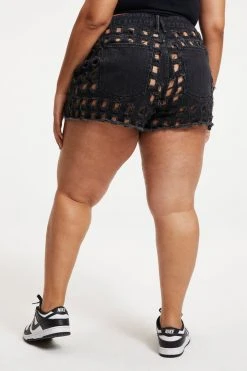 Cheapest โ๏ธ GOOD AMERICAN High Waisted GOOD '90s LASER SHORT | BLACK268 ๐ฅ 22 GOOD AMERICAN High Waisted GOOD '90s LASER SHORT | BLACK268