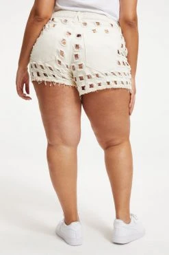 GOOD AMERICAN GOOD '90s LASER SHORT | BONE001