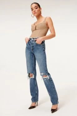 GA-SALE GOOD ICON | INDIGO061 High Waisted