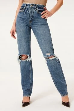 GA-SALE GOOD ICON | INDIGO061 High Waisted