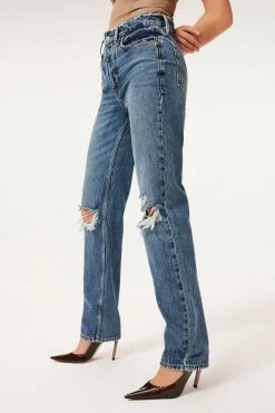 GA-SALE GOOD ICON | INDIGO061 High Waisted