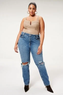 GA-SALE GOOD ICON | INDIGO061 High Waisted