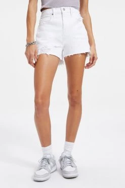 Best Sale ๐ฏ GOOD AMERICAN High Waisted GOOD '90s SHORT | WHITE040 ๐ 27 GOOD AMERICAN High Waisted GOOD '90s SHORT | WHITE040