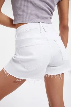 Best Sale ๐ฏ GOOD AMERICAN High Waisted GOOD '90s SHORT | WHITE040 ๐ 30 GOOD AMERICAN High Waisted GOOD '90s SHORT | WHITE040