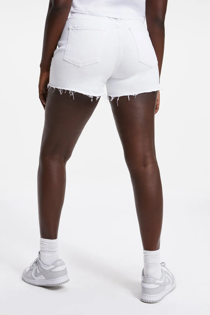 Best Sale ๐ฏ GOOD AMERICAN High Waisted GOOD '90s SHORT | WHITE040 ๐ 5 GOOD AMERICAN High Waisted GOOD '90s SHORT | WHITE040