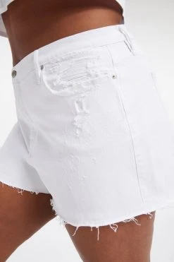 Best Sale ๐ฏ GOOD AMERICAN High Waisted GOOD '90s SHORT | WHITE040 ๐ 36 GOOD AMERICAN High Waisted GOOD '90s SHORT | WHITE040