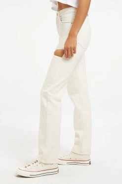 GOOD AMERICAN GOOD ICON CUTOUT | BONE001 High Waisted