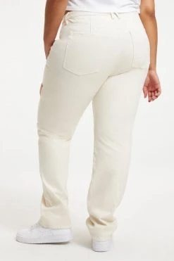 GOOD AMERICAN GOOD ICON CUTOUT | BONE001 High Waisted