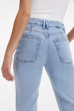 GOOD AMERICAN GOOD ICON CUTOUT | BLUE813