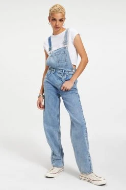 GOOD AMERICAN GOOD '90s OVERALL | BLUE938 Jumpsuits