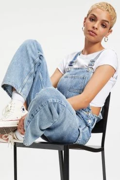 GOOD AMERICAN GOOD '90s OVERALL | BLUE938 Jumpsuits