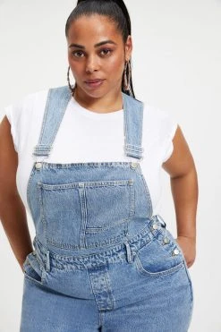 GOOD AMERICAN GOOD '90s OVERALL | BLUE938 Jumpsuits