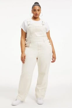 GOOD AMERICAN GOOD 90'S OVERALL | BONE001 Jumpsuits