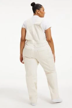 GOOD AMERICAN GOOD 90'S OVERALL | BONE001 Jumpsuits