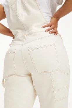 GOOD AMERICAN GOOD 90'S OVERALL | BONE001 Jumpsuits