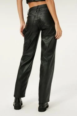 GOOD AMERICAN BETTER THAN LEATHER GOOD '90S UTILITY | BLACK001