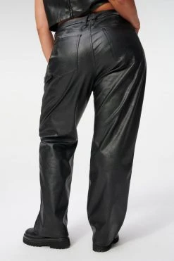 GOOD AMERICAN BETTER THAN LEATHER GOOD '90S UTILITY | BLACK001