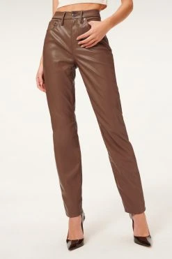 GOOD AMERICAN BETTER THAN LEATHER GOOD ICON | BURNT CARAMEL002