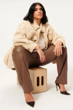 GOOD AMERICAN BETTER THAN LEATHER GOOD ICON | BURNT CARAMEL002