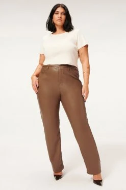 GOOD AMERICAN BETTER THAN LEATHER GOOD ICON | BURNT CARAMEL002