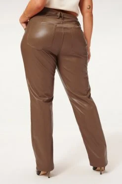 GOOD AMERICAN BETTER THAN LEATHER GOOD ICON | BURNT CARAMEL002