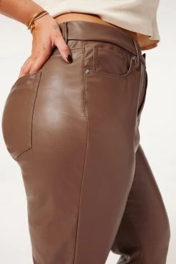 GOOD AMERICAN BETTER THAN LEATHER GOOD ICON | BURNT CARAMEL002