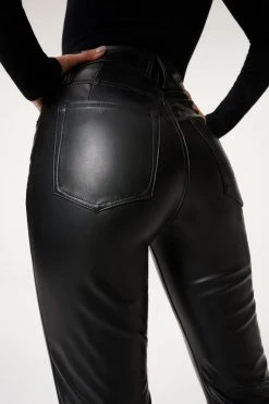 GOOD AMERICAN BETTER THAN LEATHER GOOD ICON | BLACK001 Pants