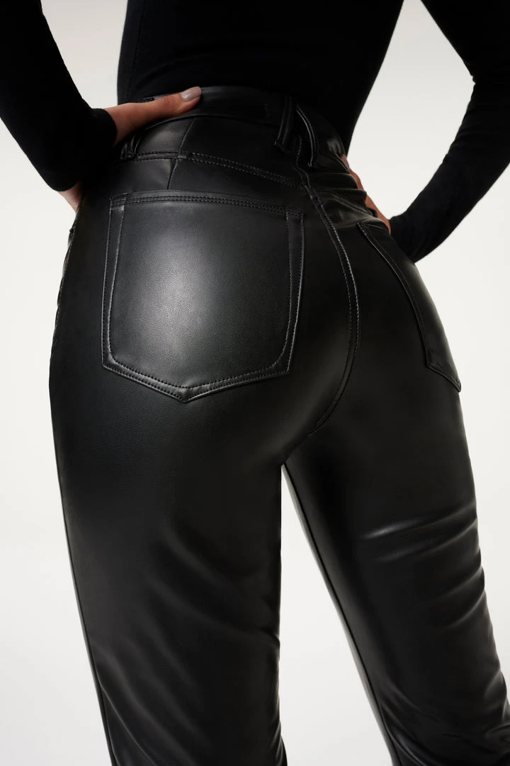 Wholesale 🌟 GOOD AMERICAN BETTER THAN LEATHER GOOD ICON | BLACK001 Pants ✨ 1 GOOD AMERICAN BETTER THAN LEATHER GOOD ICON | BLACK001 Pants